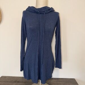 Nomads Hemp Wear Tunic Womens Blue Organic Bamboo Festival Size Small